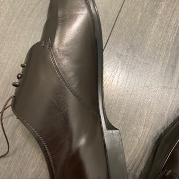 Prada Brown Leather Lace Up Shoes Size 10.5 - Picture 13 of 16